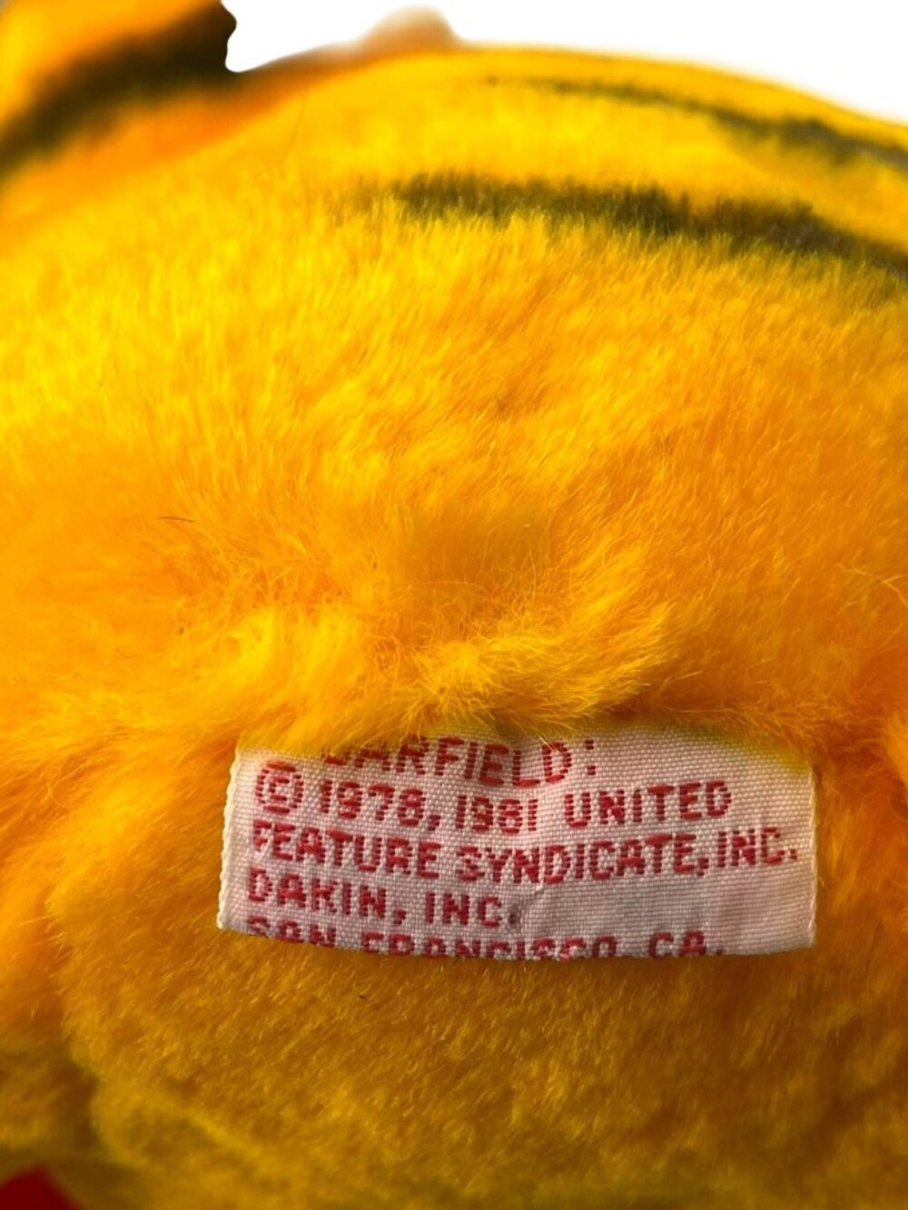 Vtg New Old Stock Garfield 9"Plush "Shop Til You Drop" 1980s Dakin - Picture 10 of 13